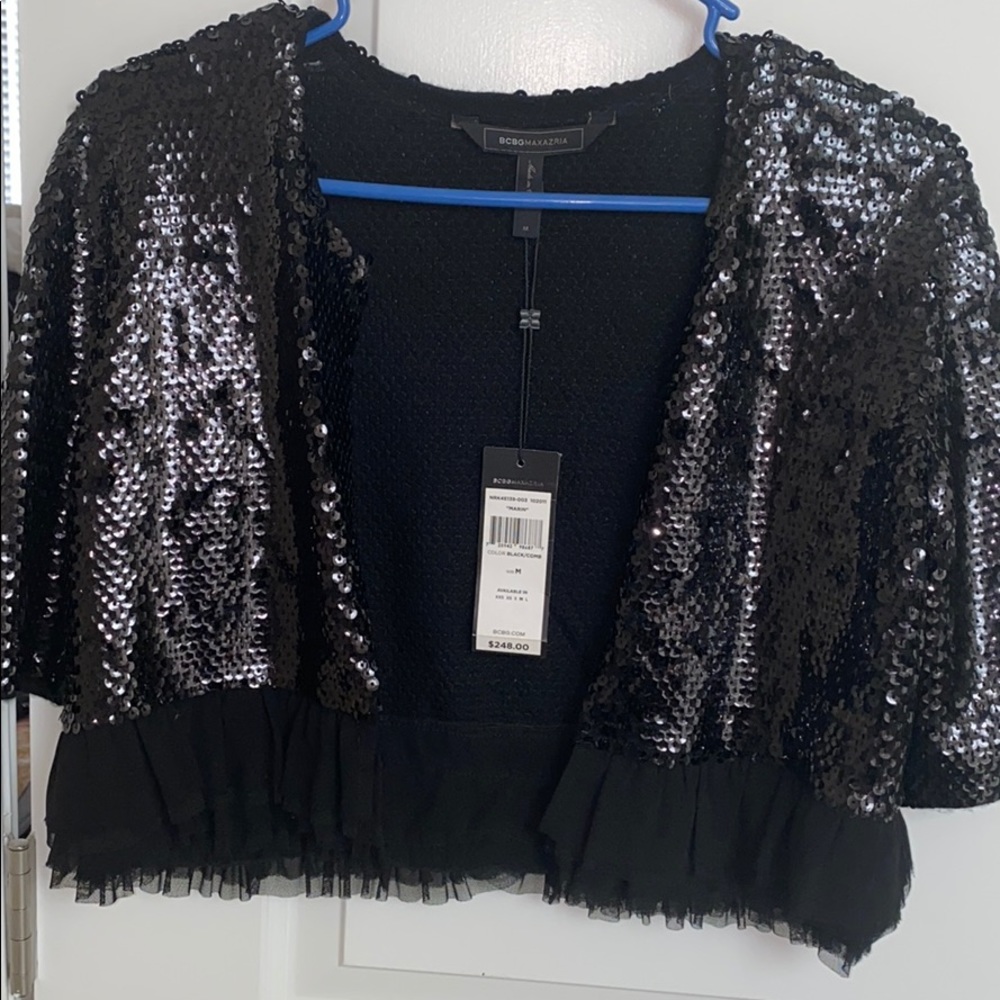 BCBG “Marin” Sequin Cardigan!